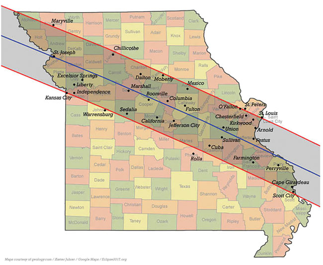 Eclipse 2017 Map