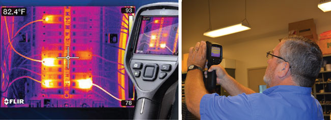 Infrared Camera Identifies Problems