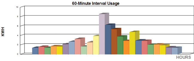 sixty minute interval usage