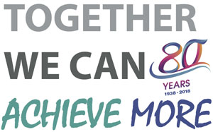 PCEC 80th Anniversary Logo