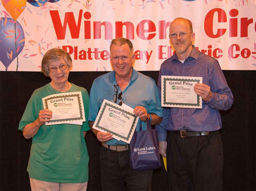 PCEC Annual Meeting Electrical Service Winners