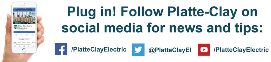 Follow Platte-Clay On Social Media
