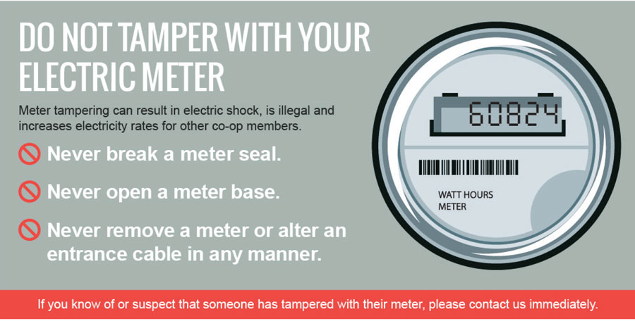 Do Not Tamper With Your Electric Meter