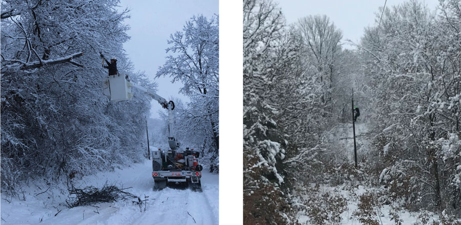 PCEC Linemen Ice Storm Repairs
