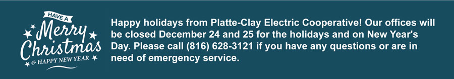 Happy Holidays From Platte-Clay Electric