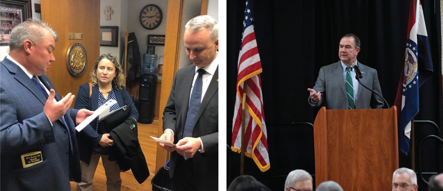 PCEC Visits Leaders in State Capitol