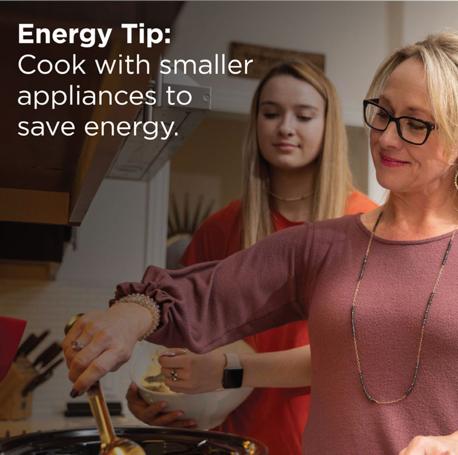 Energy Tip: Cook With Smaller Appliances To Save Energy