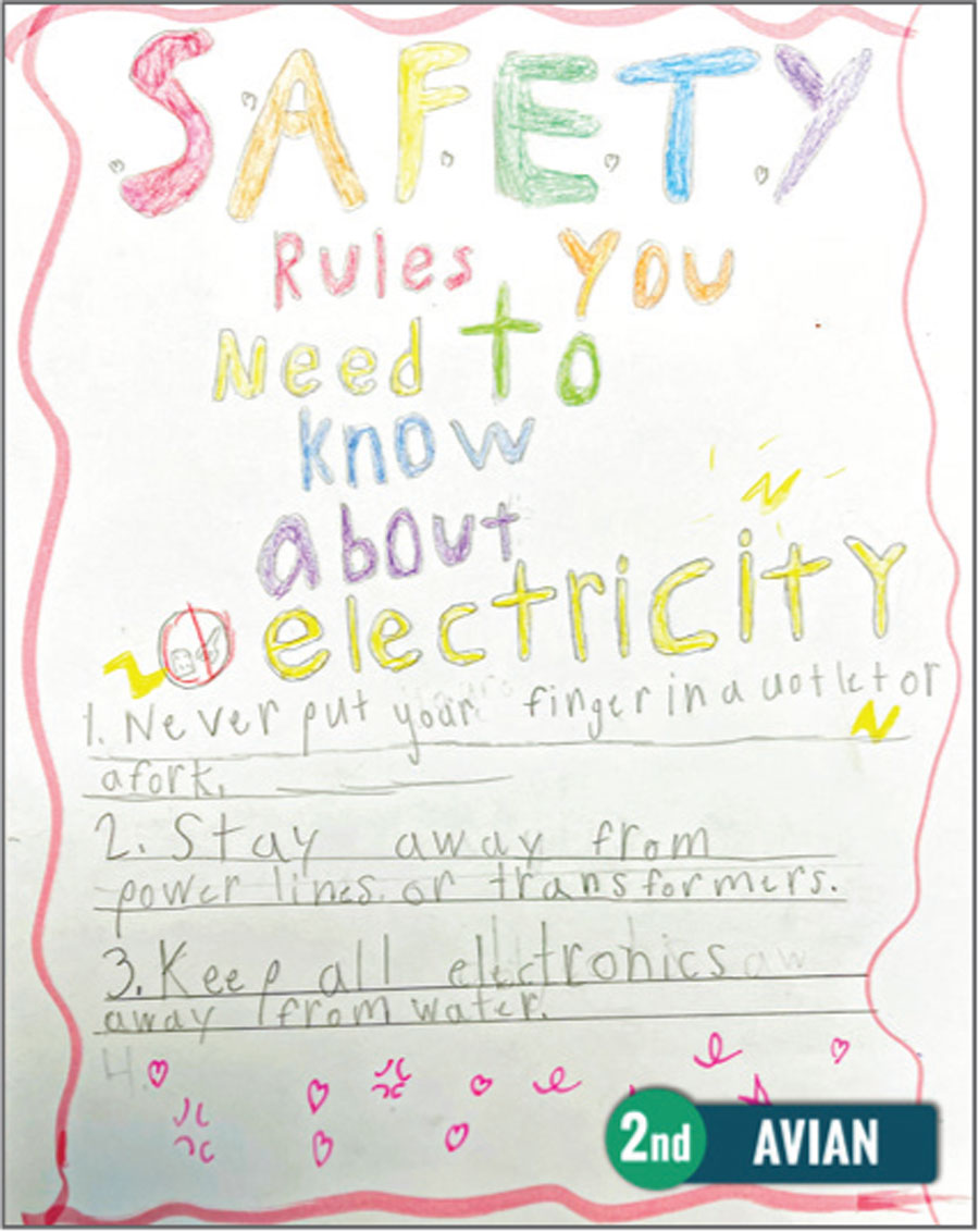 PCEC Safety Poster Contest Winners 2