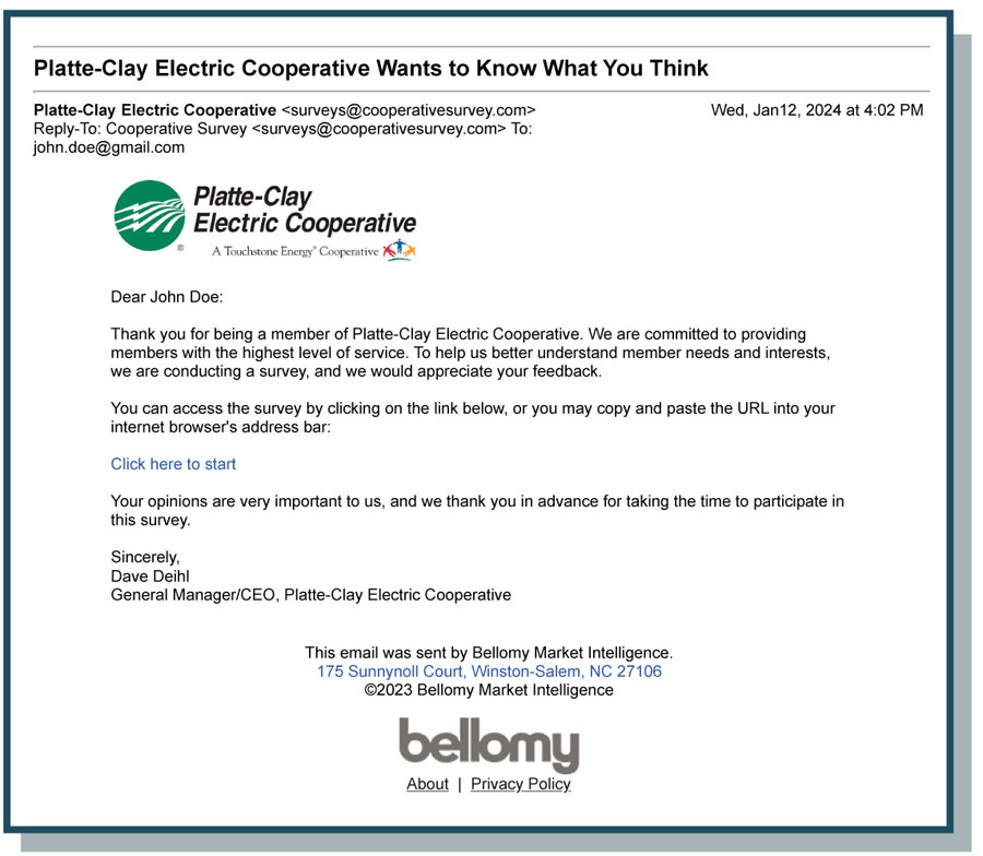 PCEC Member Survey