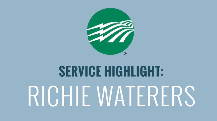 Service Highlight Richie Waterers