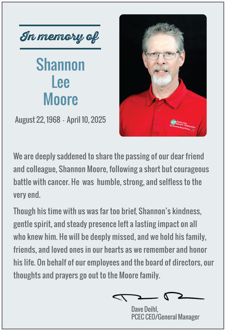 In Memory Of Shannon Lee Moore