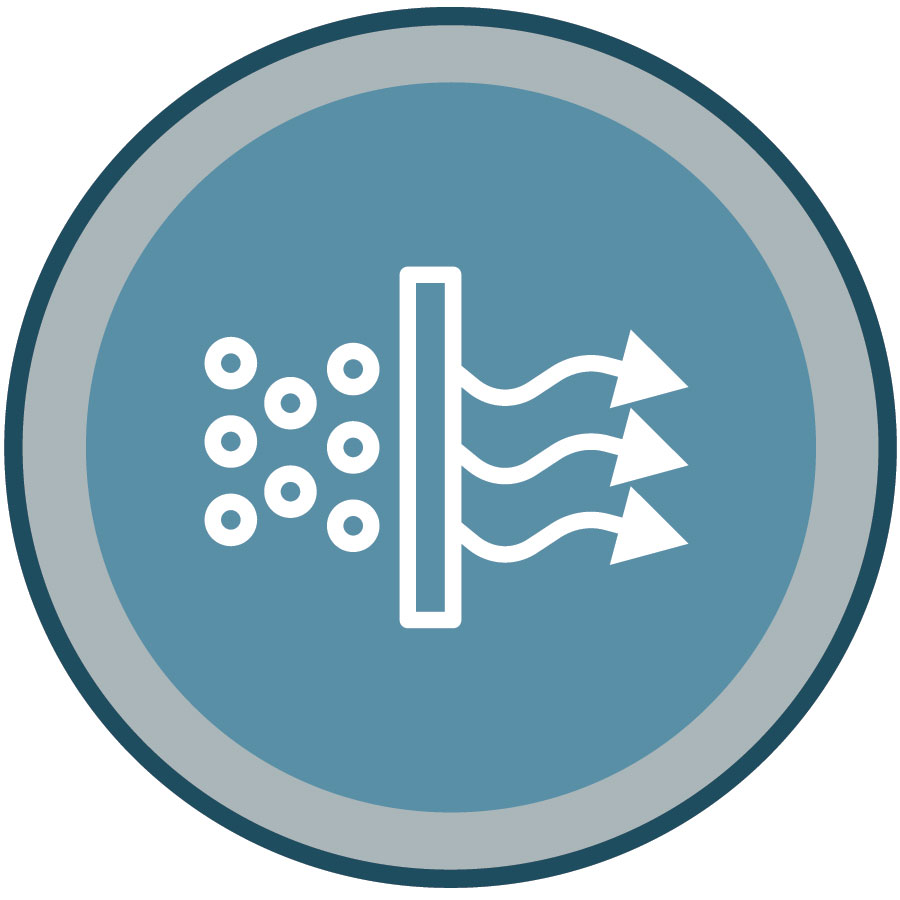 Cooling System Filter Icon