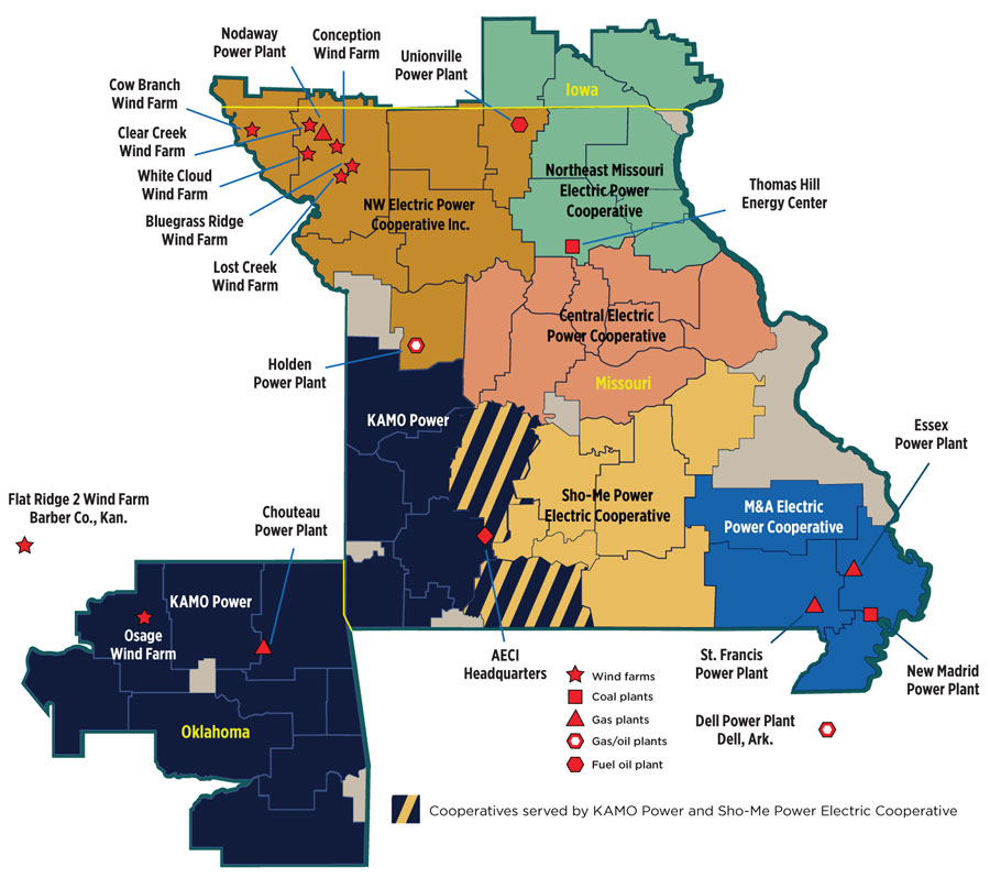Learn more about PCEC's Generation Partner Associated Electric Cooperative