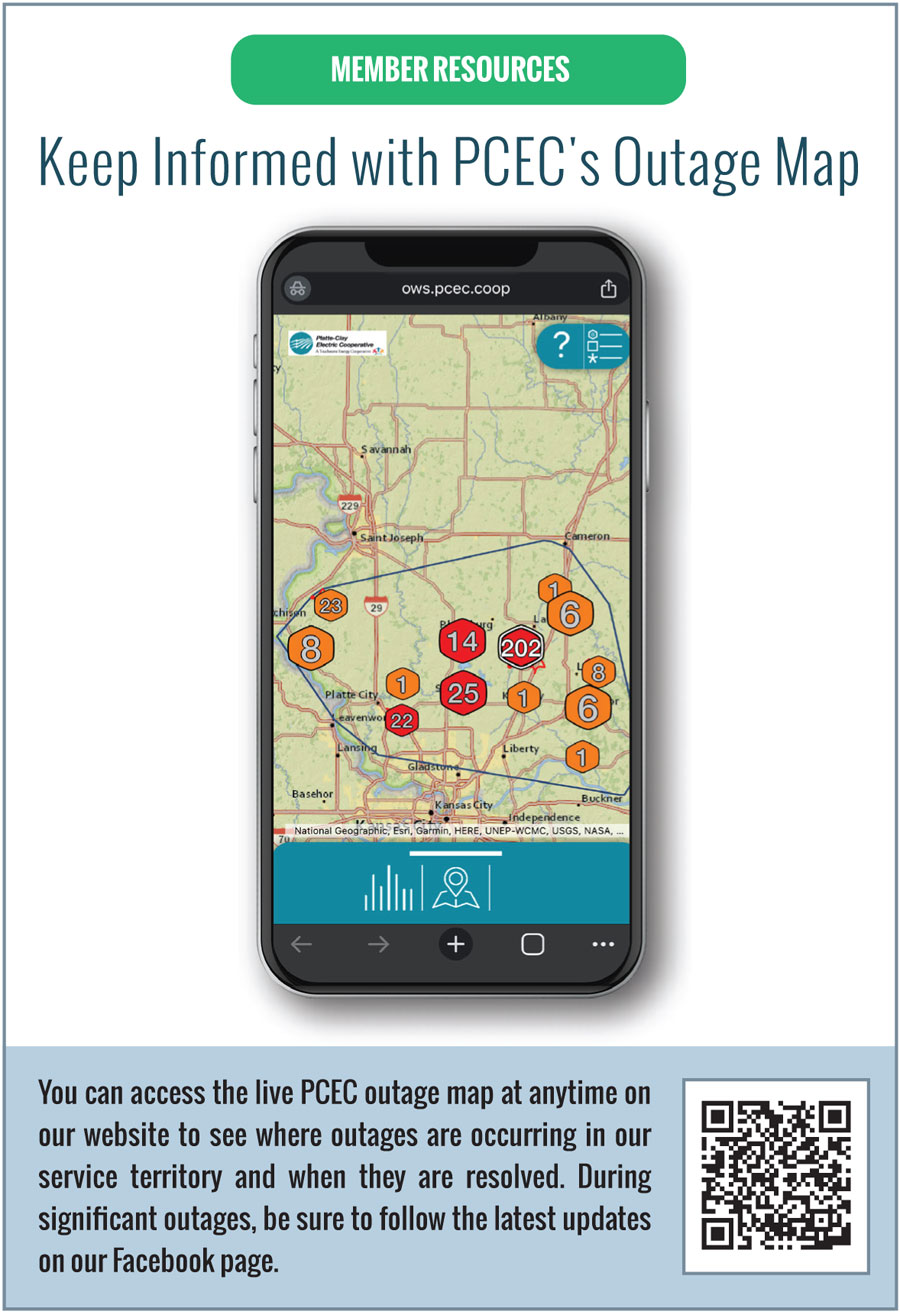 Keep Informed With PCEC's Outage Map